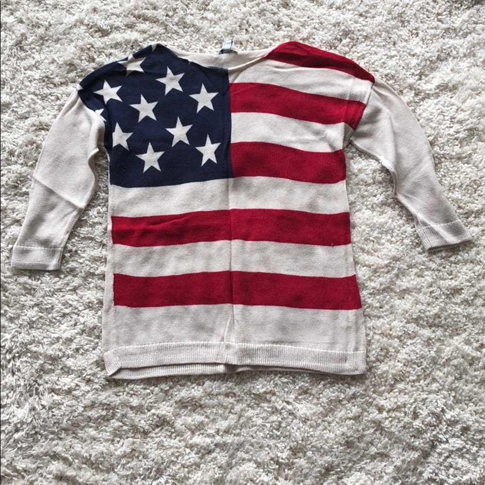 American Flag Sweater